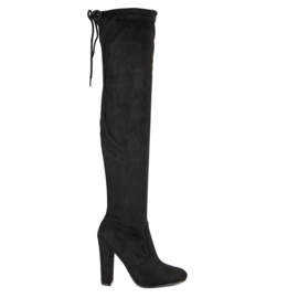 Seastar Botas altas hasta el muslo sexy negro
