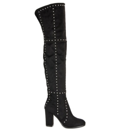 Seastar Botas de rock en un poste negro