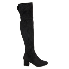 Seastar Botas por encima de la rodilla de ante negro Seastar Botas por encima de la rodilla de ante negro