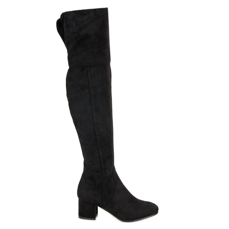 Seastar Botas por encima de la rodilla de ante negro