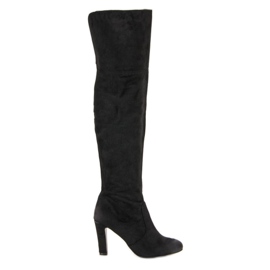 Botas de tacón VINCEZA negro