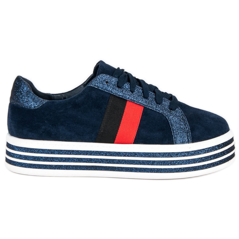 Zapatillas en la plataforma VICES azul