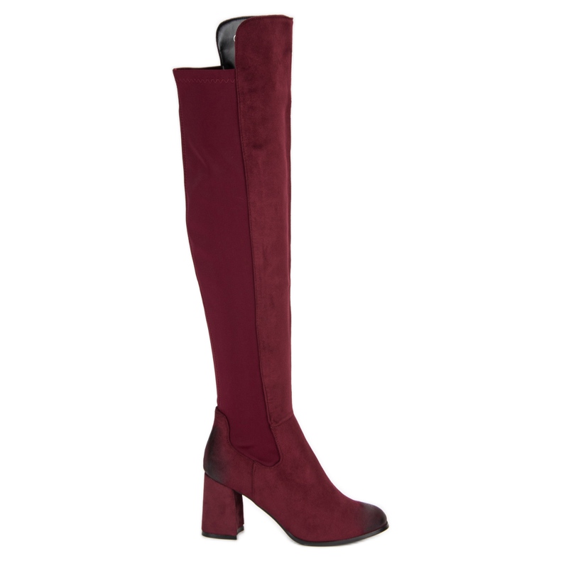 Botas VINCEZA granate rojo