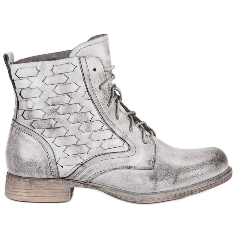 Forever Folie Botines casuales atados gris Forever Folie Botines casuales atados gris