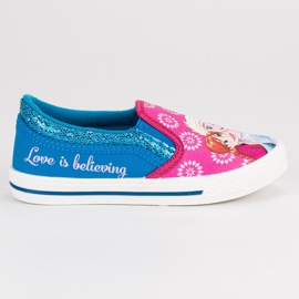 Zapatillas Sliding Ice Land azul rosado
