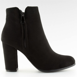 Botas negras de tacón KL-335 black negro Botas negras de tacón KL-335 black negro