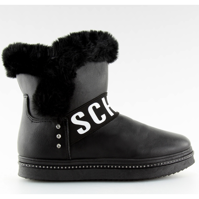 Botas de nieve para mujer negras NB239P-1 negro Botas de nieve para mujer negras NB239P-1 negro