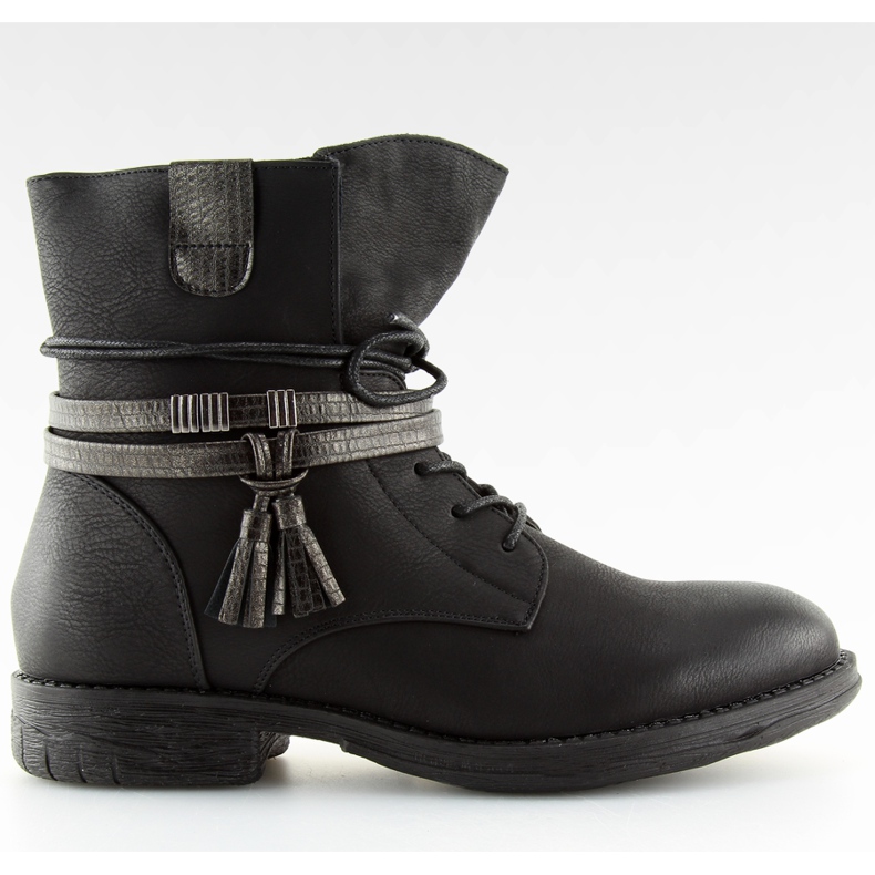 Negro Botas negras de mujer BH52-KB negro