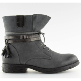 Gris Botas grises de mujer BH52-KB gris Gris Botas grises de mujer BH52-KB gris