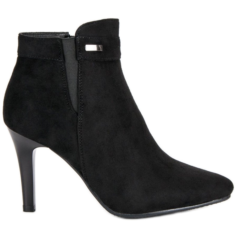 Groto Gogo Botines negros de tacón alto