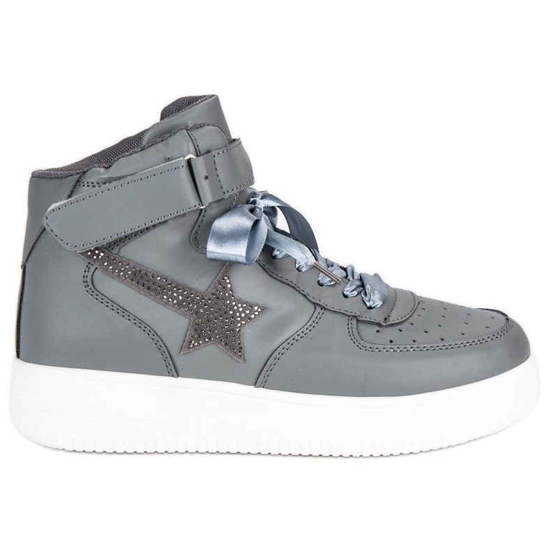 Botines de moda gris