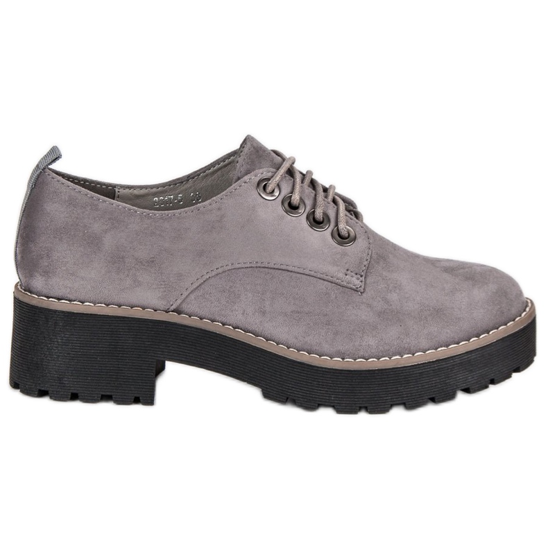 Zapatos de ante gris