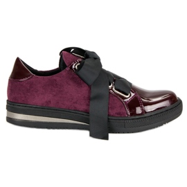 Filippo Zapatillas Elegantes violeta rojo