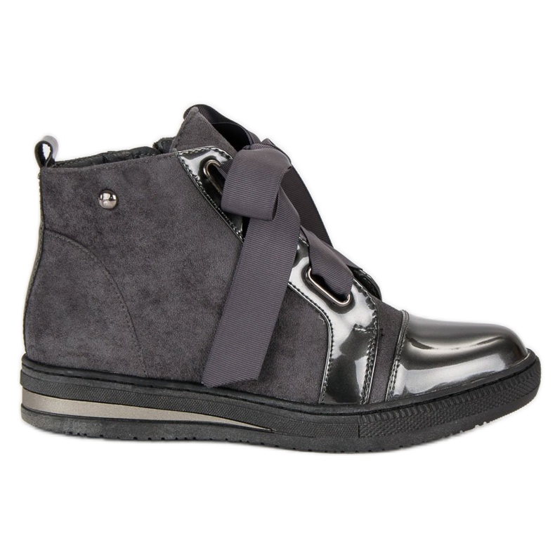 Filippo Zapatillas con estilo por encima del tobillo. gris