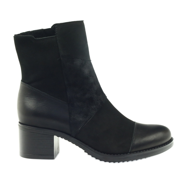 Marco botas de invierno tacones altos 933 negro