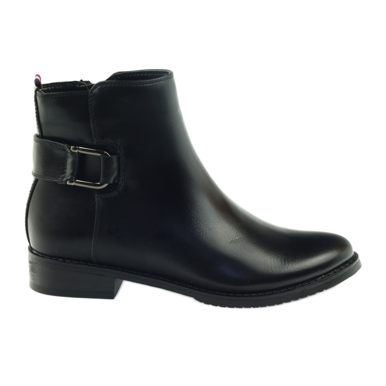 M.Daszyński Botas Jodhpur hebilla 62-20 negro
