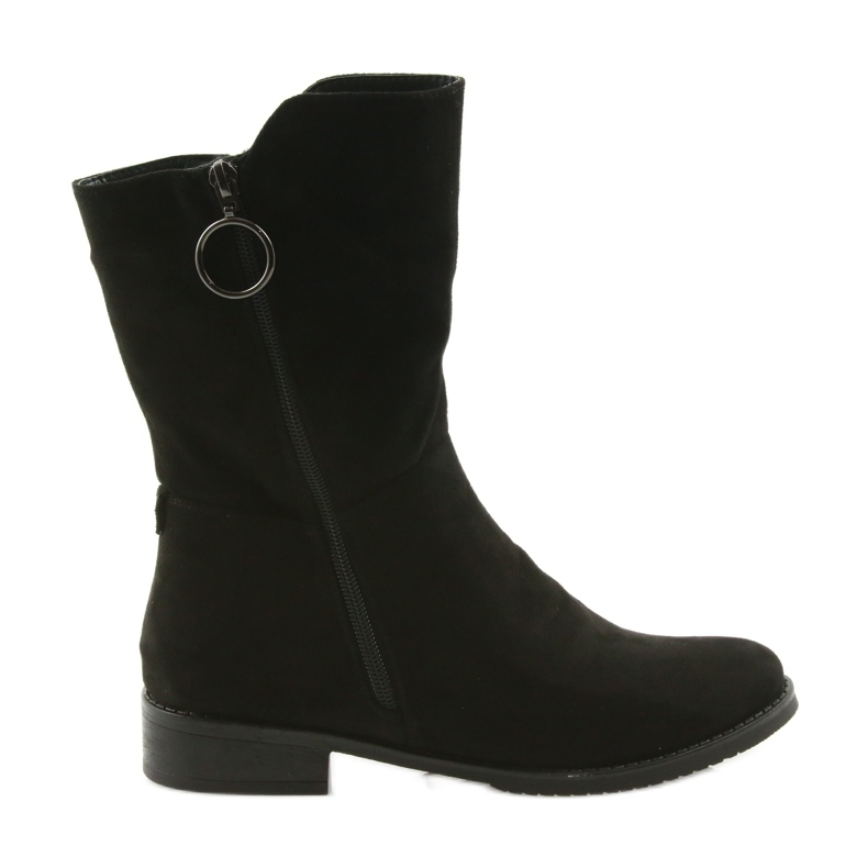 M.Daszyński Botas de ante negro SA130 M.Daszyński Botas de ante negro SA130