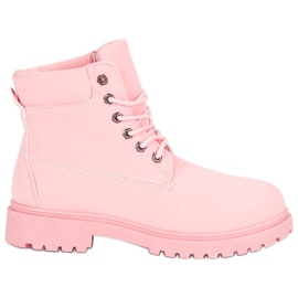 Lemax Botas de montaña rosas para mujer