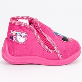 Zapatillas deslizantes de Mickey Mouse rosa