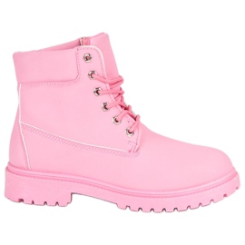 Lemax Tramperos pastel rosa
