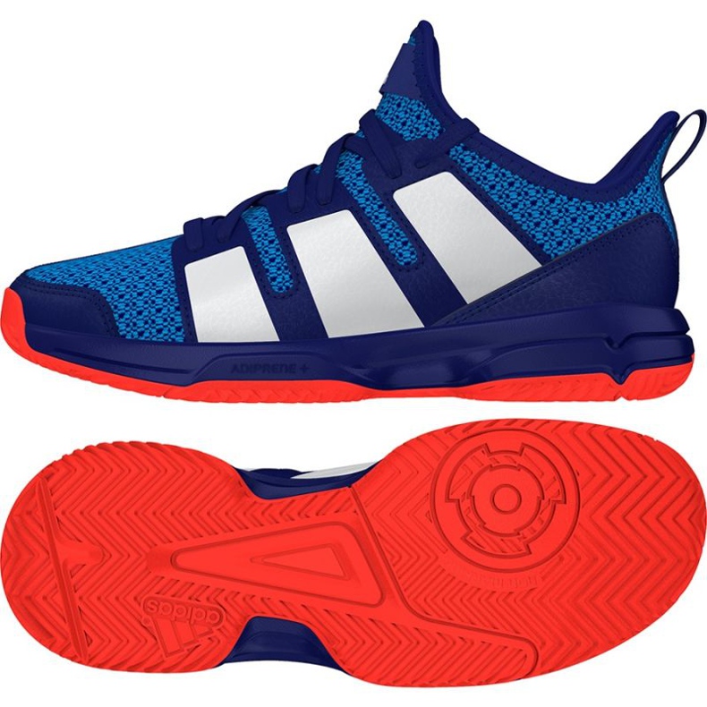 Zapatillas de balonmano adidas Stabil Jr azul