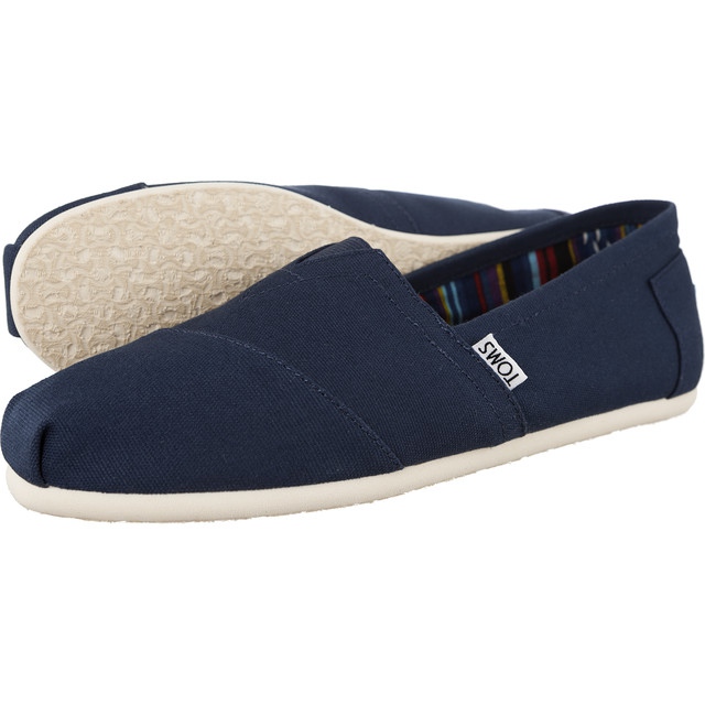 Toms Lienzo Hombre Clásico Alpargata 866 azul marino