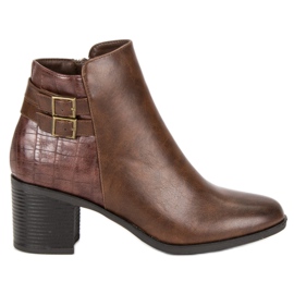 Filippo Botas clásicas de tacón alto marrón