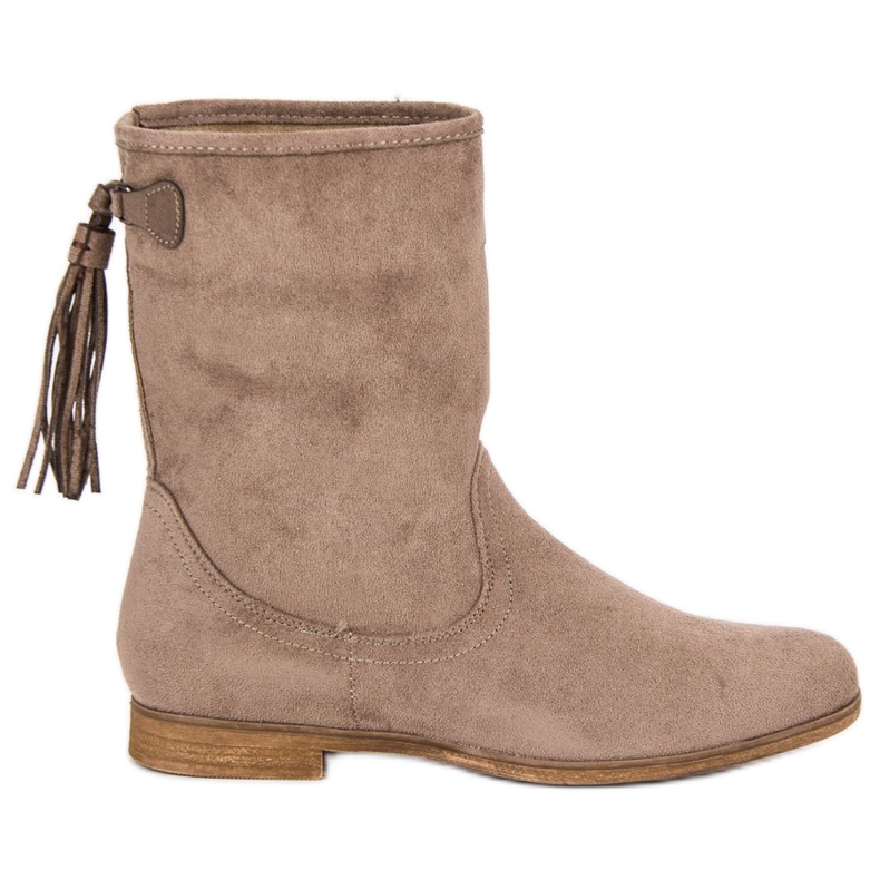 Weide Botas de ante boho marrón Weide Botas de ante boho marrón