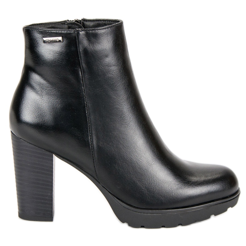 Weide Botines negros en el poste Weide Botines negros en el poste