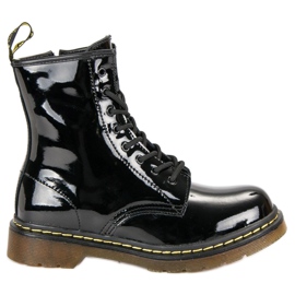 Botas Lacadas Glany MCKEY negro