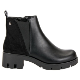 Lucky Shoes Cómodas botas de otoño negro