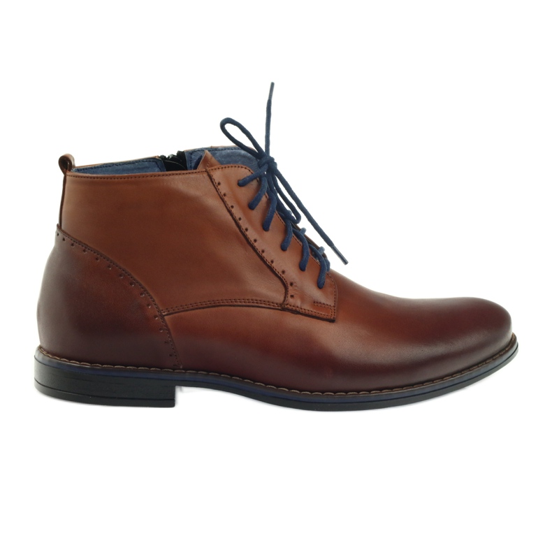 Botas de invierno con cremallera, Nikopol 677 marrón