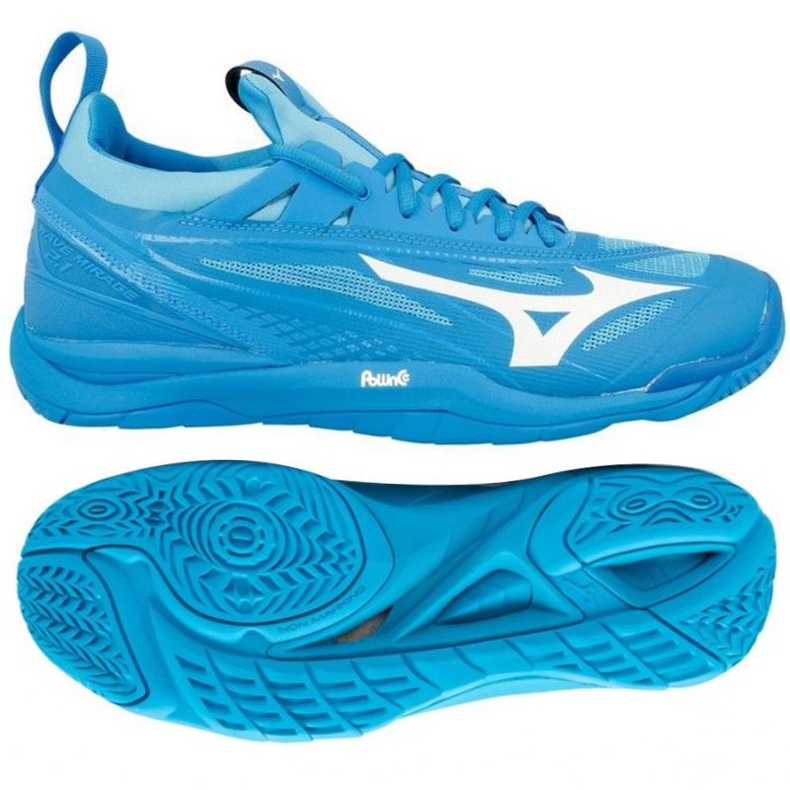 Zapatillas de balonmano Mizuno Wave Mirage 2.1 M X1GA185098 azul azul Zapatillas de balonmano Mizuno Wave Mirage 2.1 M X1GA185098 azul azul