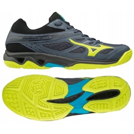 Zapatillas de voleibol Mizuno Thunder Blade M V1GA177047 negro azul