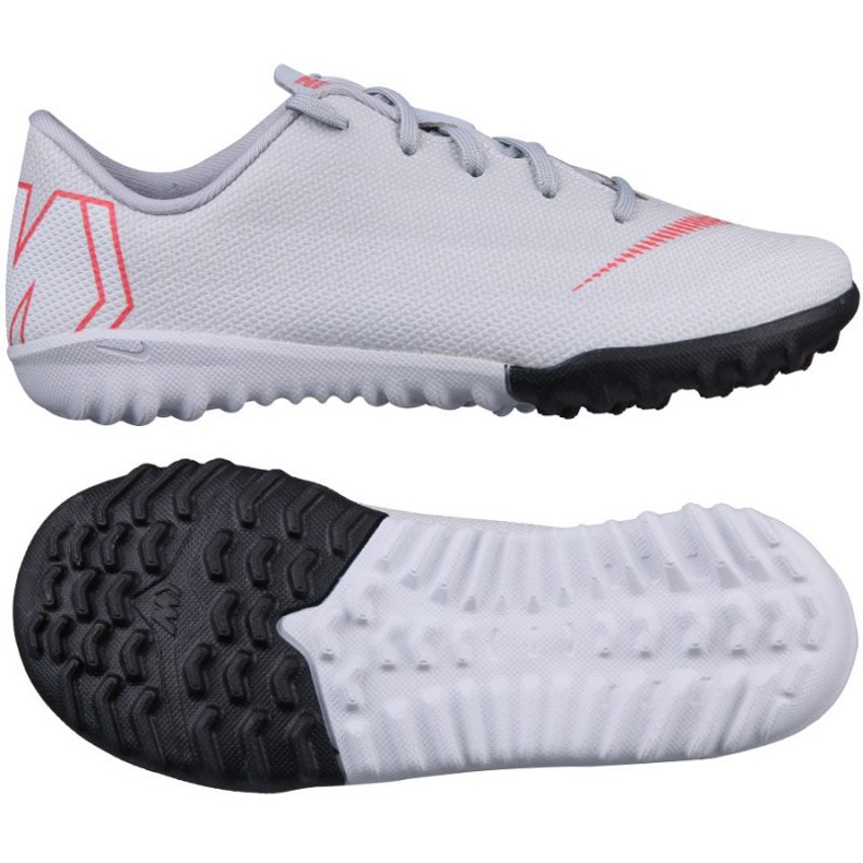Zapatos de fútbol Nike Mercurial VaporX 12 Academy Tf Jr AH7353-060 gris gris