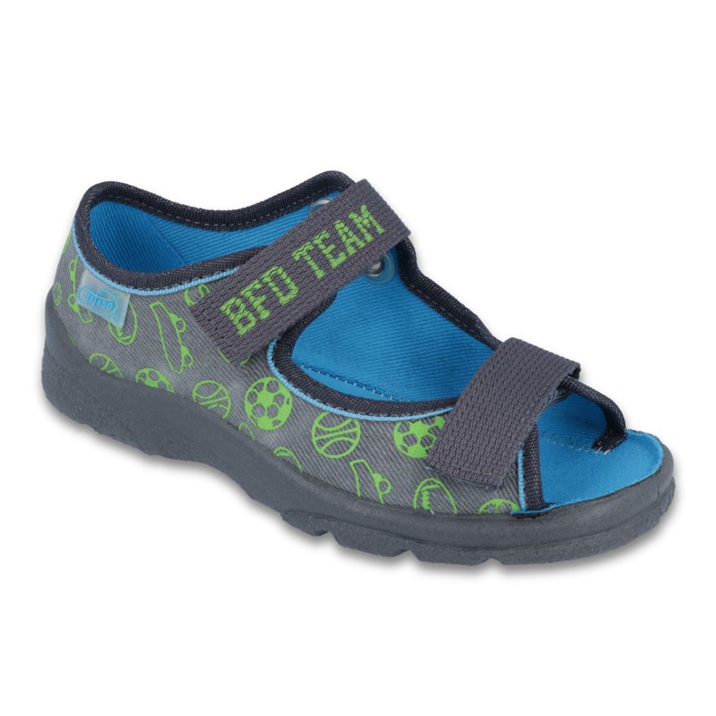Calzado infantil befado 969X125 gris verde