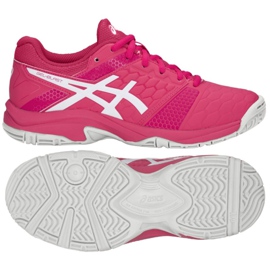 Zapatillas balonmano Asics Gel Blast 7 Gs Jr C643Y -700 rosa rosa
