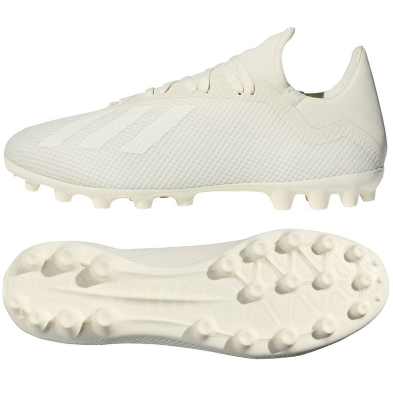 Botas de fútbol adidas X 18.3 Fg M AQ0708 blanco blanco