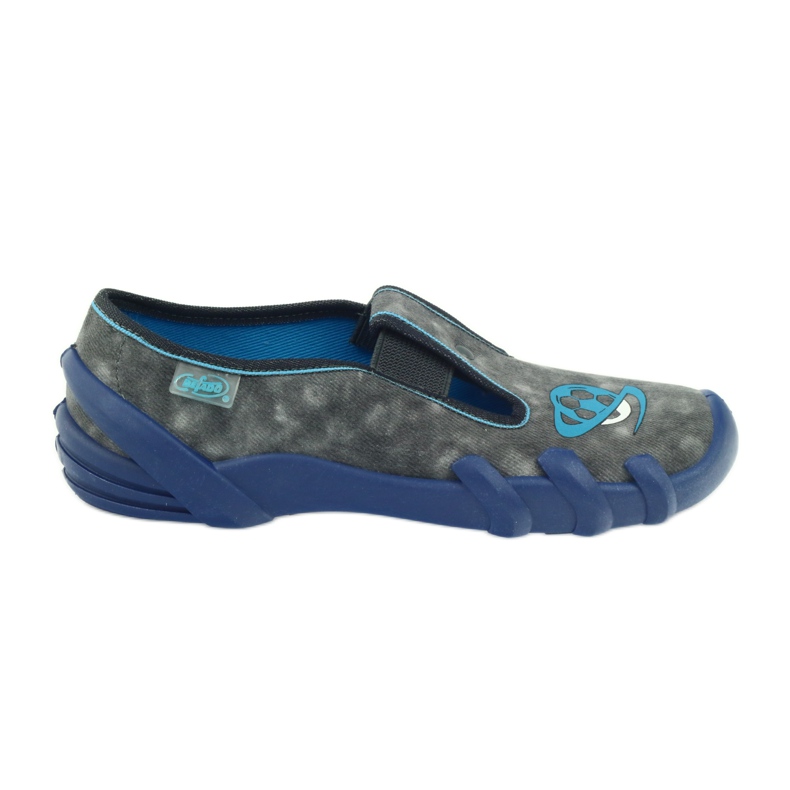 Zapato infantil befado zapatillas 290y163 azul gris