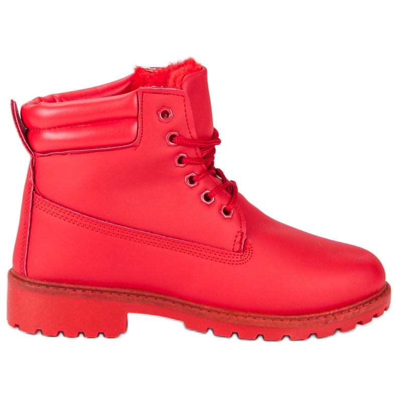 Tramperos aislados rojos