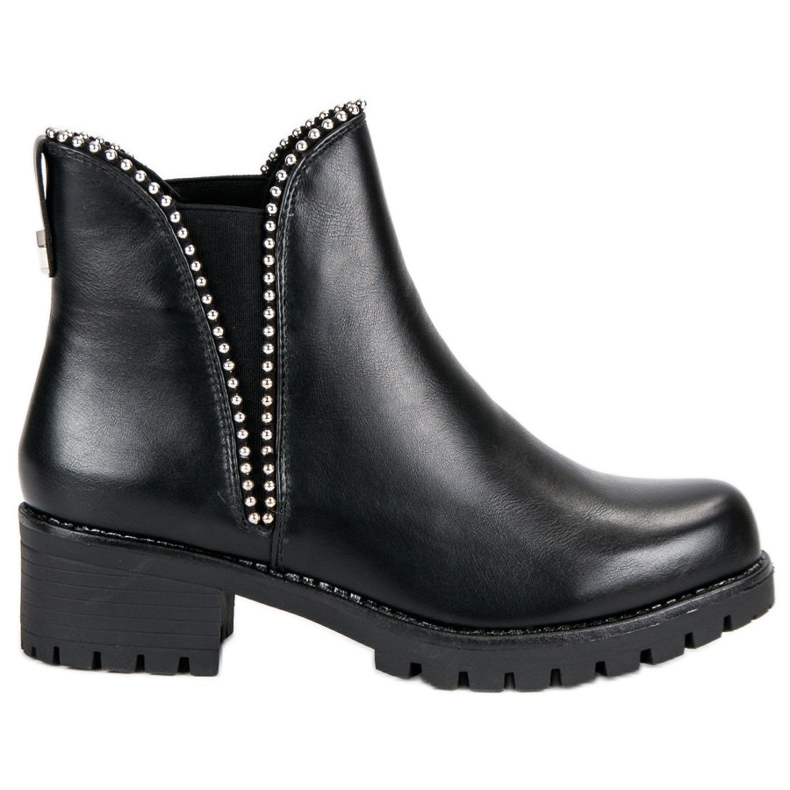 Sixth Sense Botas Black Booties Jodhpur negro