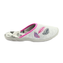 Zapatos de mujer color befado 235D164 gris rosa