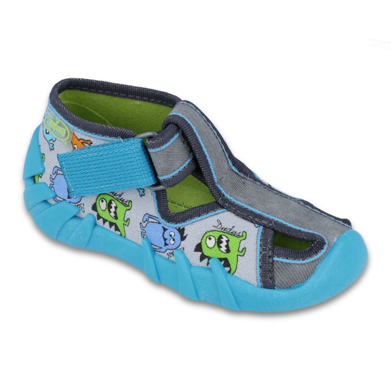 Calzado infantil befado 190P085 azul gris