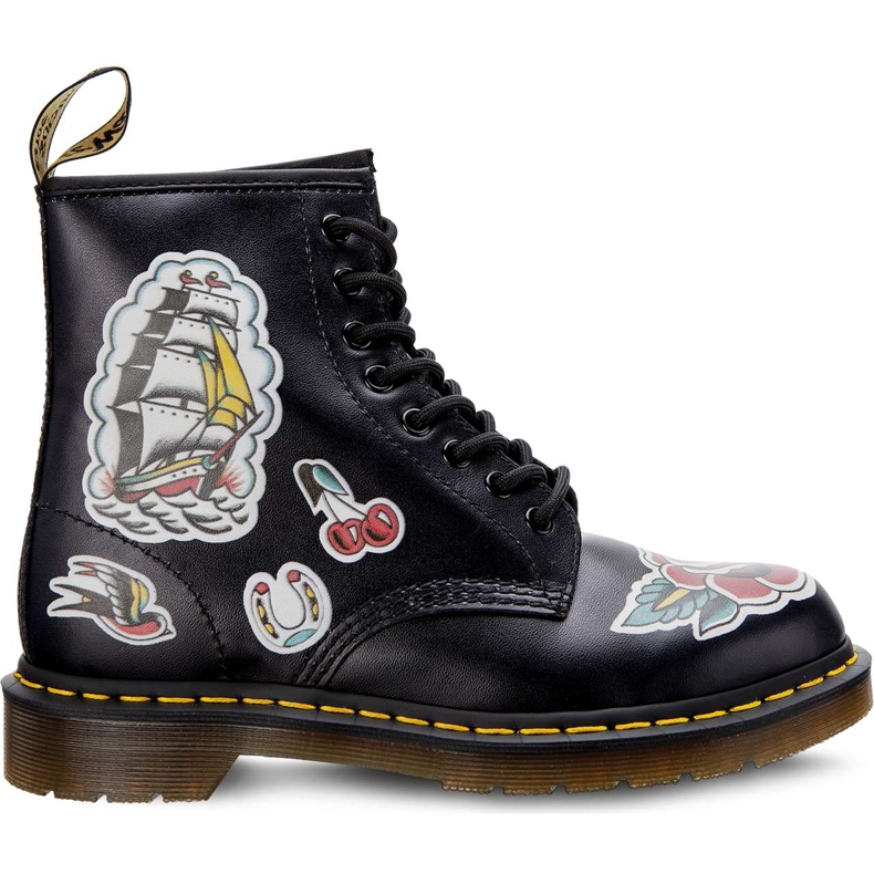 Dr. Martens 1460 Chris Lambert Black Multi Chris Lambert Revés negro