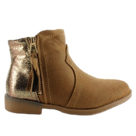 Botines Chelsea para niños k1647301 Camel marrón
