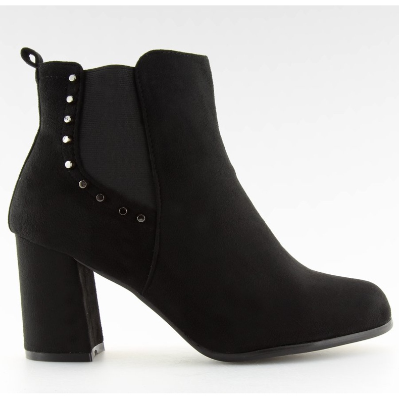 Botas de tacón ancho negras 8063 negras negro