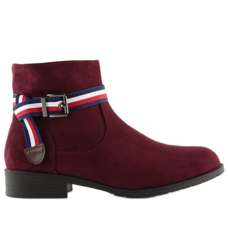 Botines Chelsea granate mujer 99-150 Rojo Botines Chelsea granate mujer 99-150 Rojo