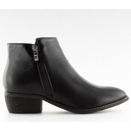 Botines Chelsea negros para mujer 9082 Negro