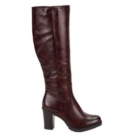 Botas VINCEZA clásicas rojo