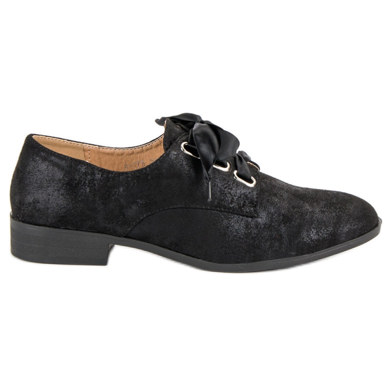 Juliet Zapatos brogues atados negro Juliet Zapatos brogues atados negro